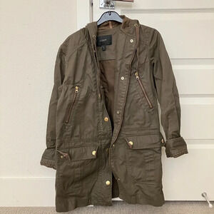 J. Crew Waxed Field Parka Jacket